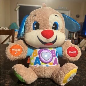 Fisher Price Laugh and Learn Interactive Plush Puppy Toy with Music